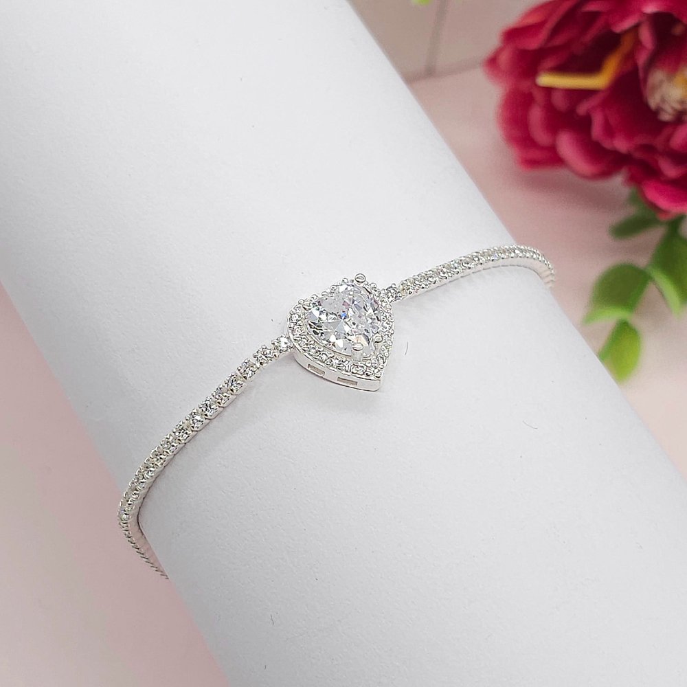 Pulsera plata OVA0440