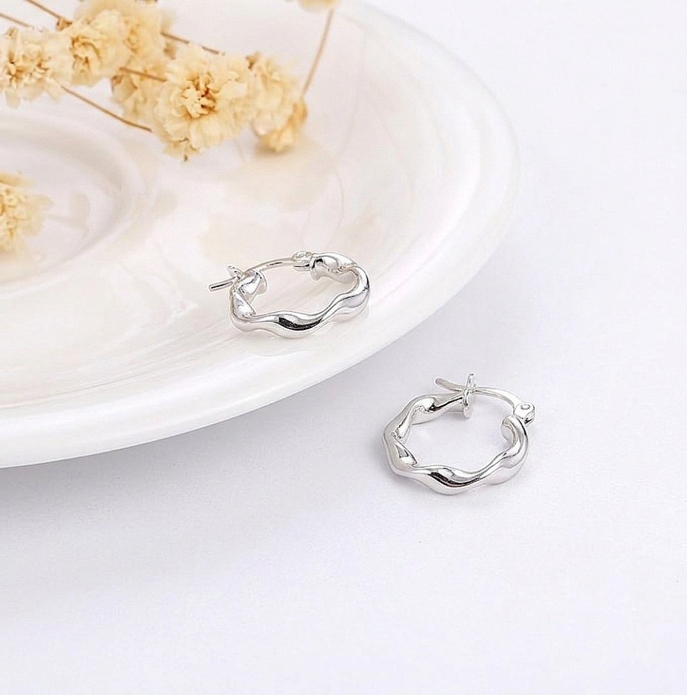 Argollas plata OVA0462
