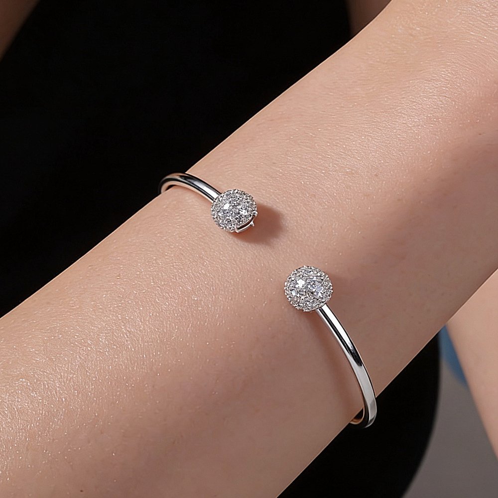 Pulsera plata OVA0370