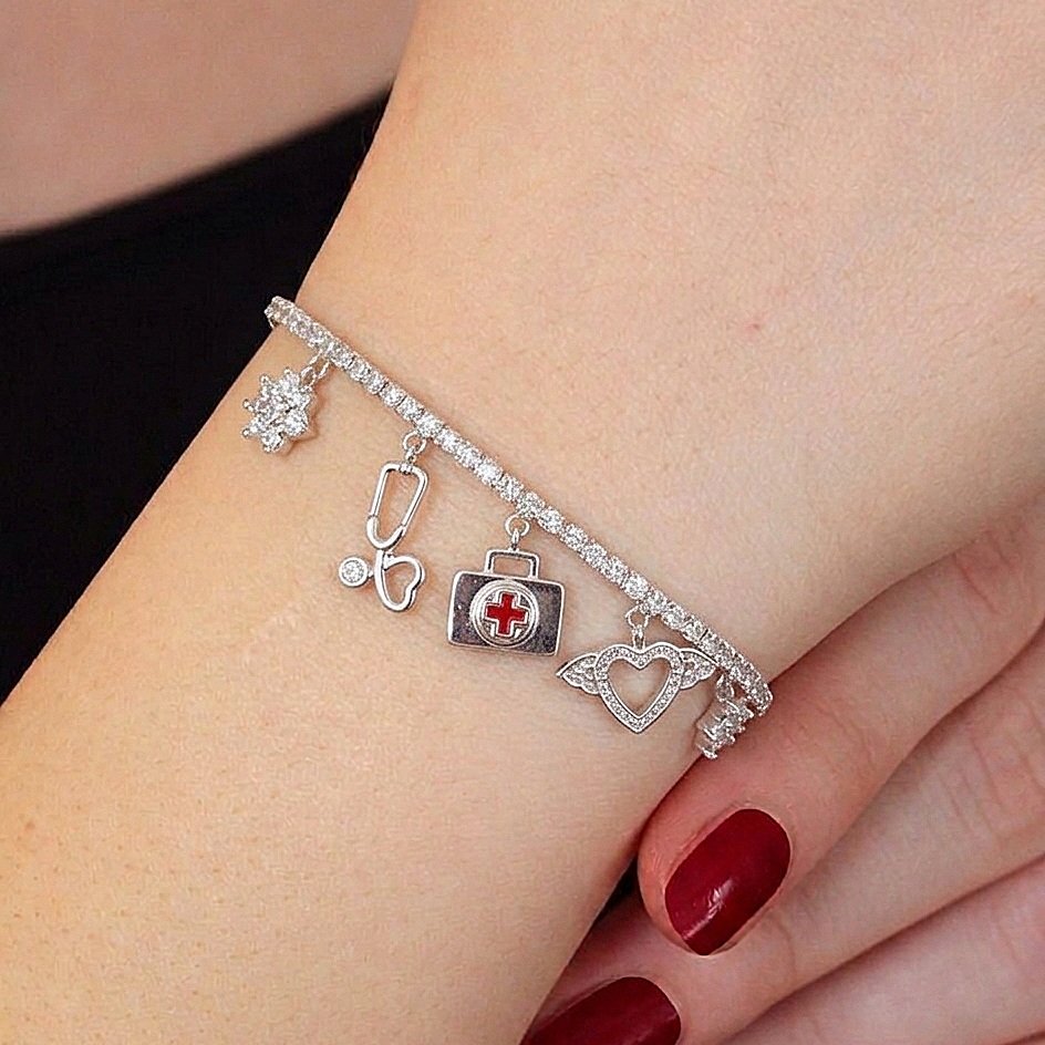 Pulsera plata OVA0452