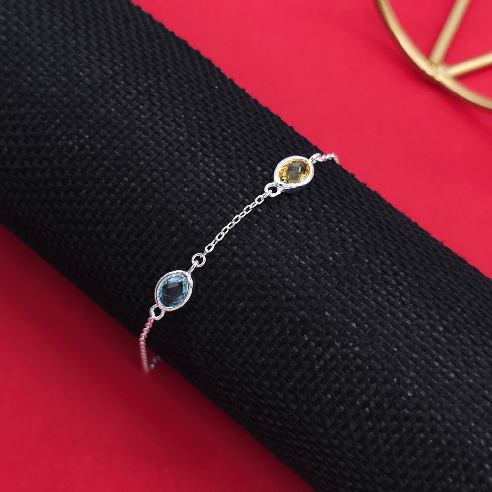 Pulsera plata OVA0377