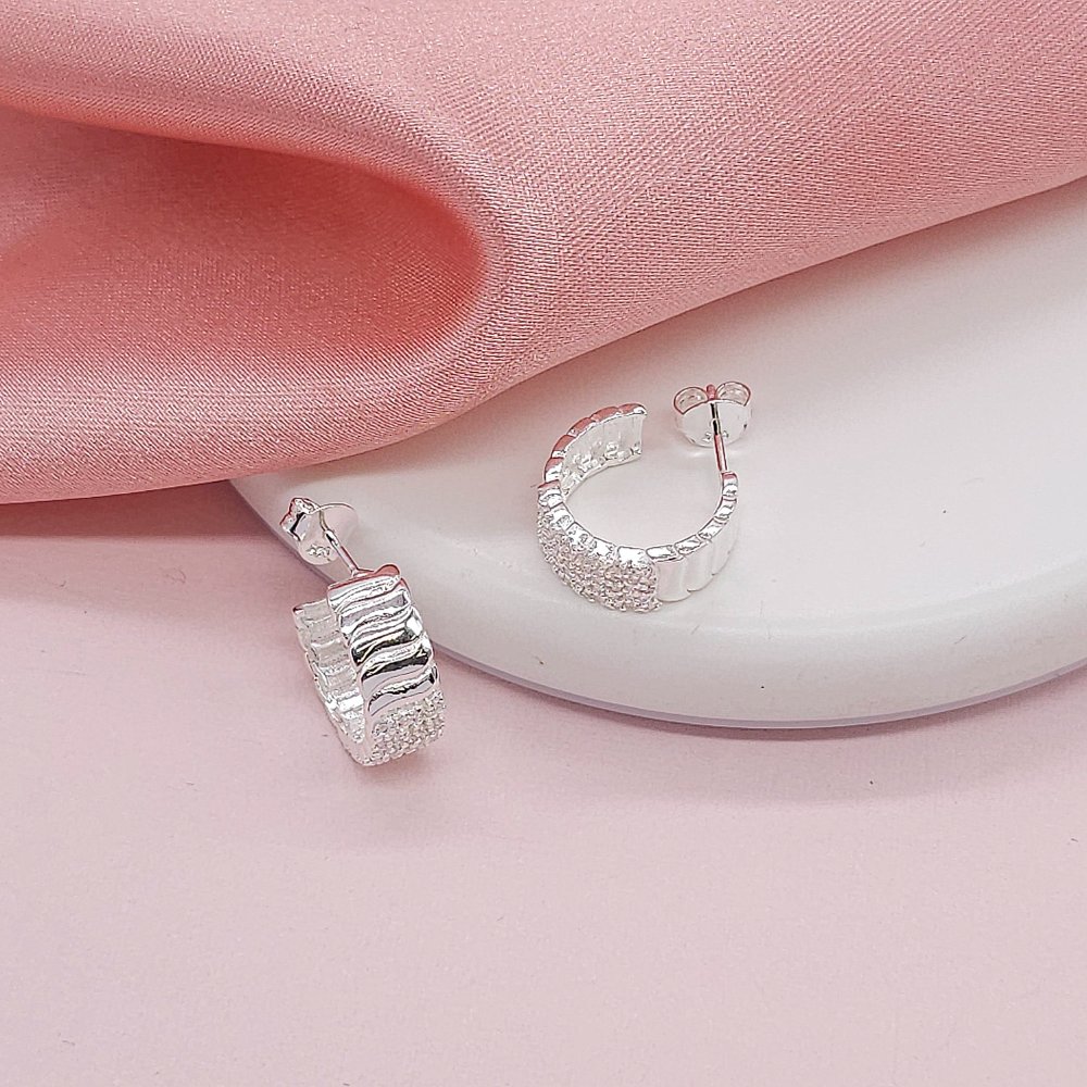Argollas plata OVA0317