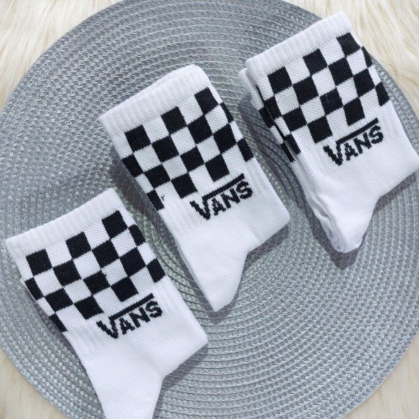 Vans cuadrille blanca