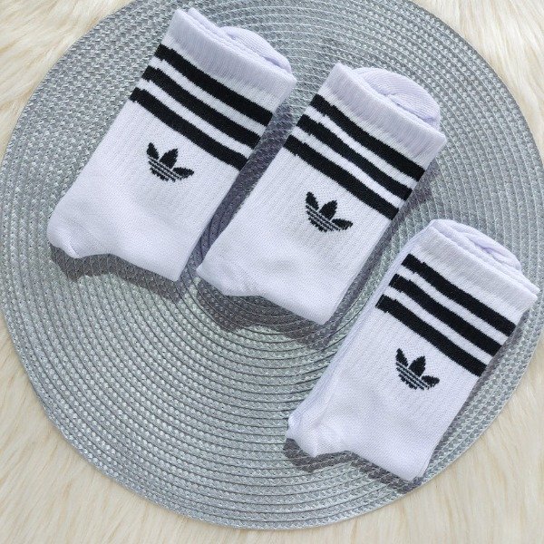 TENIS ADIDAS BLANCAS LINEAS NEGRAS