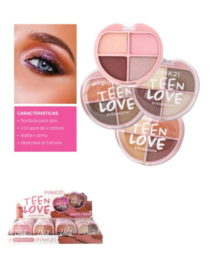 Paleta teen love pink21