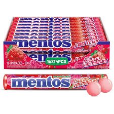 MENTOS TUBO FRUTAS VERMELHAS