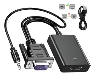 CONVERTIDOR DE VGA A HDTV CON SALIDA HD 1080P