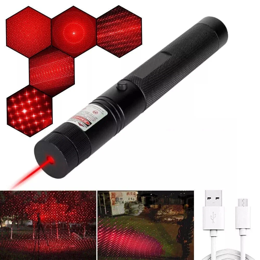 LÁSER PUNTERO ROJO DE 9000 MILLAS LUZ RECARGABLE