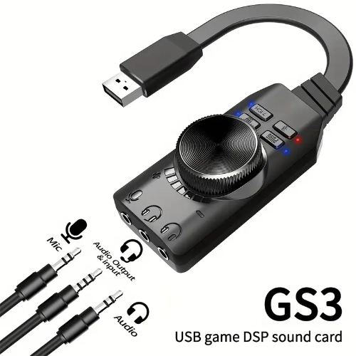 TARJETA DE INTERFAZ DE SONIDO 7.1 USB ZENNOVA