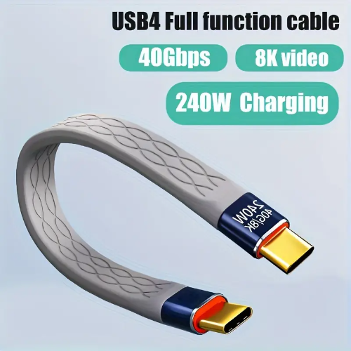 CABLE DE DATOS ALTA CAPACIDAD & VELOCIDAD TIPO C USB 4.0