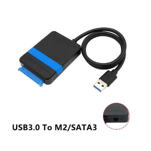 CABLE CONVERTIDOR USB 3.0 TIPO A SATA SSD & M.2