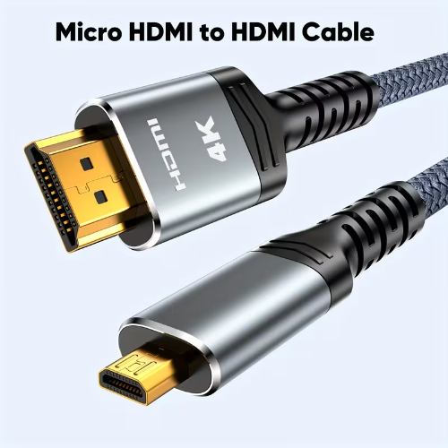CABLE DE HDMI A MICRO HDMI 4K 1M