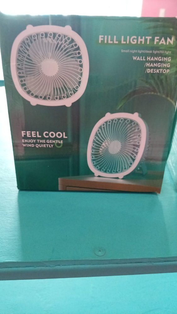 VENTILADOR + LUZ LED