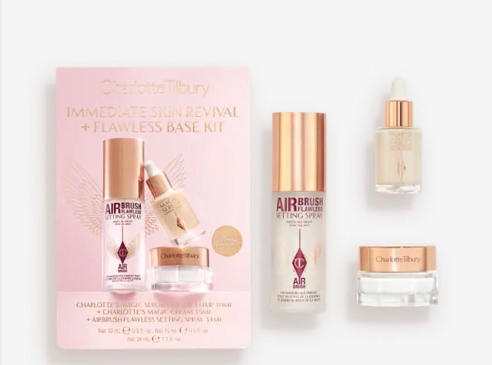 Charlotte Tilbury Inmediate Skin Revival + Flawless Base Kit