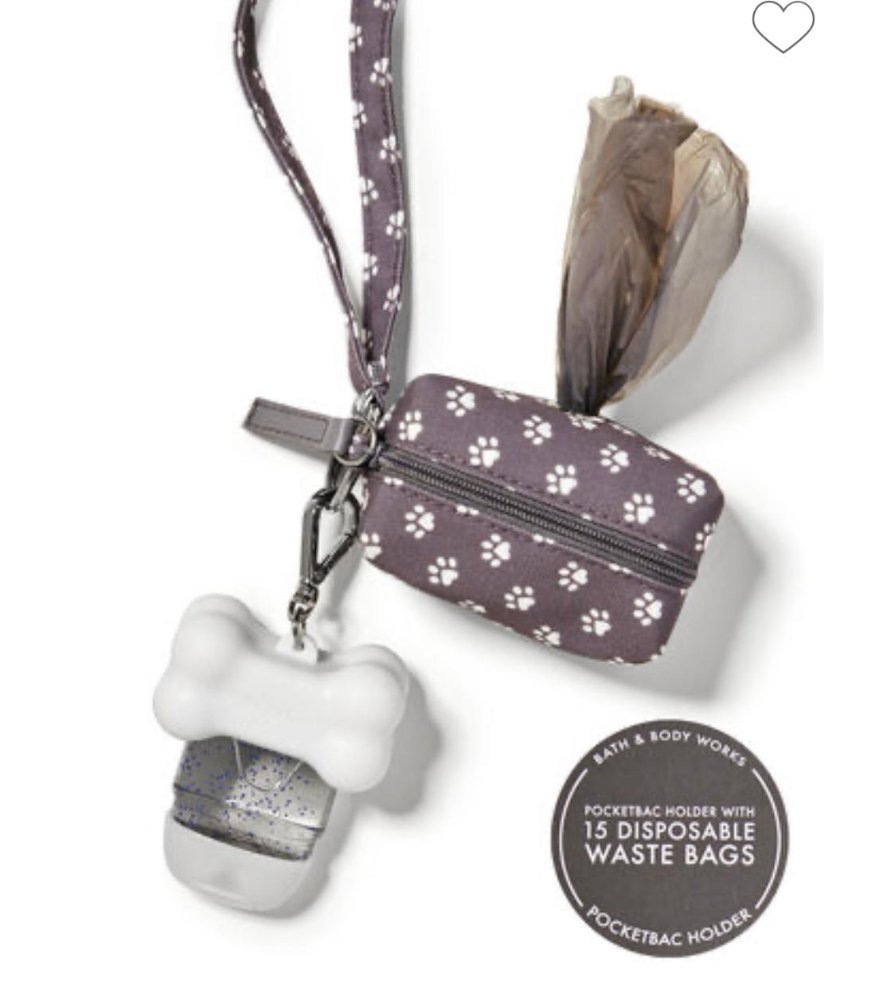 Bath & Body Works Porta Sanitizante + Dispenser de Bolsitas para mascotas