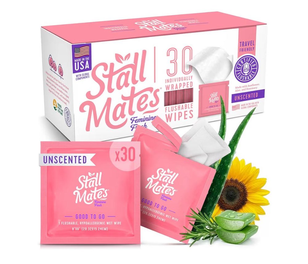 Stall Mates Toallitas Para Higiene Intima x 30 unidades