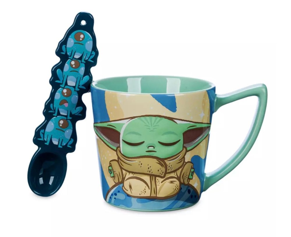 Disney Taza Grogu + Cuchara