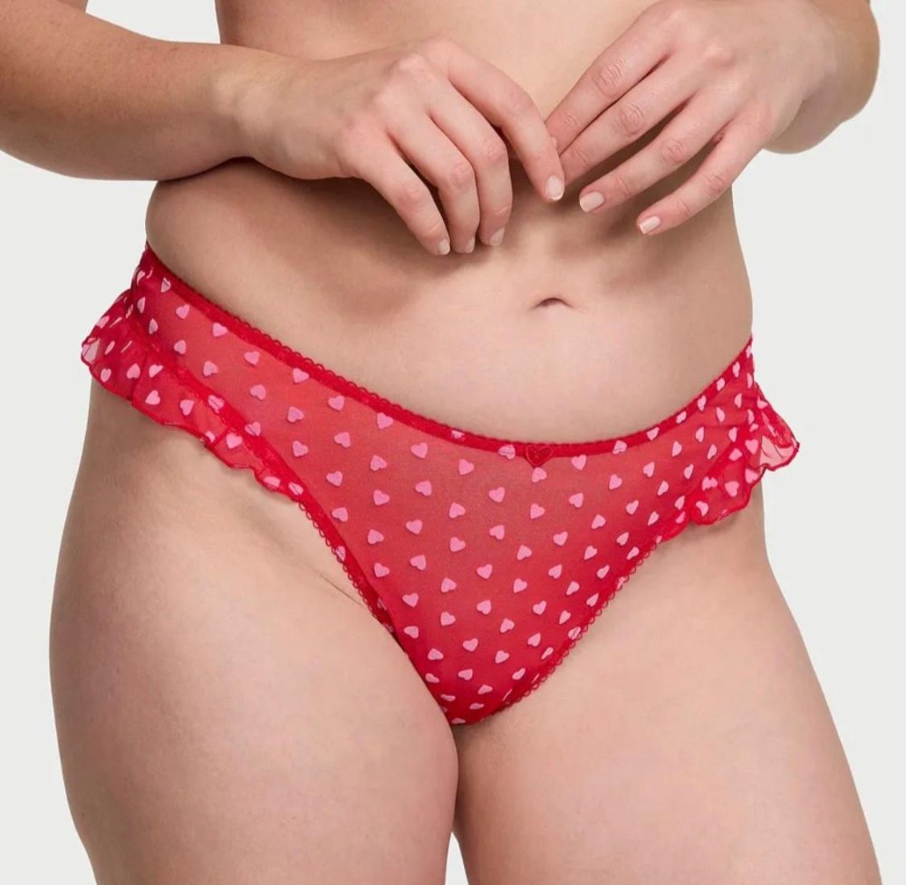 Victoria Secret Colalles Tul Transparente Talle