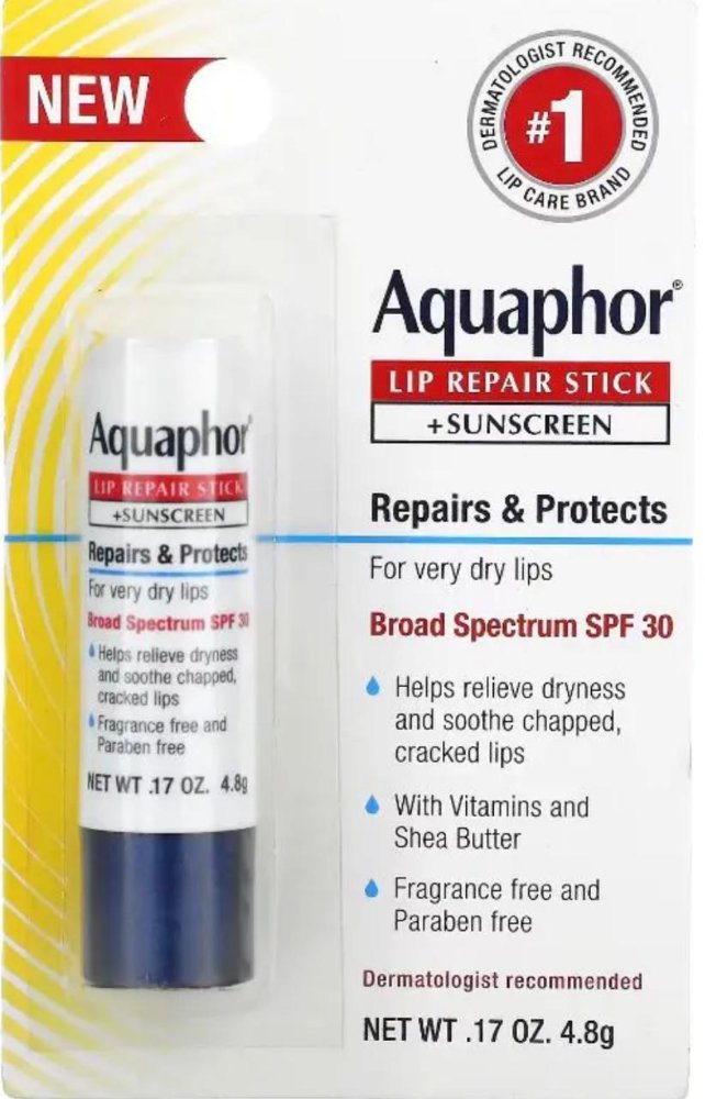 Aquaphor Lip Repair Stick + Sunscreen