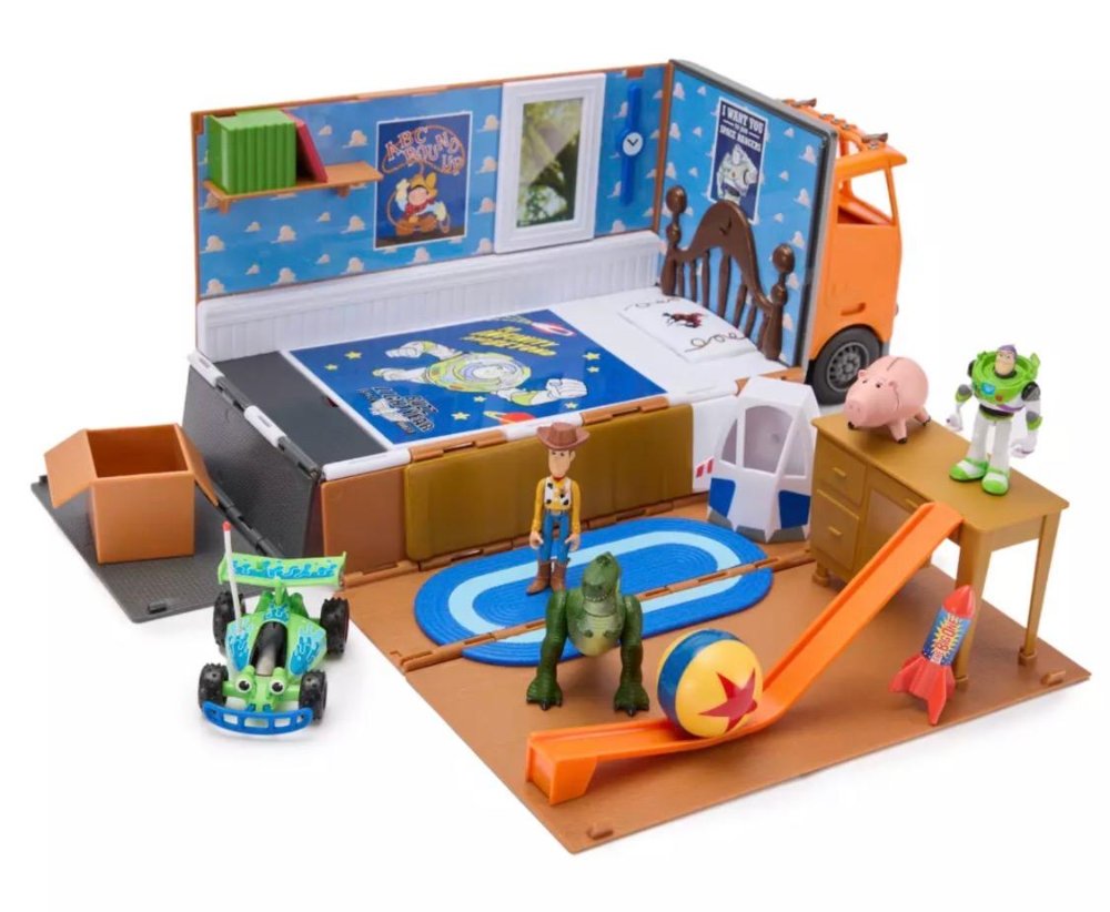 Disney Toy Story Camion Mudanza con accesorios