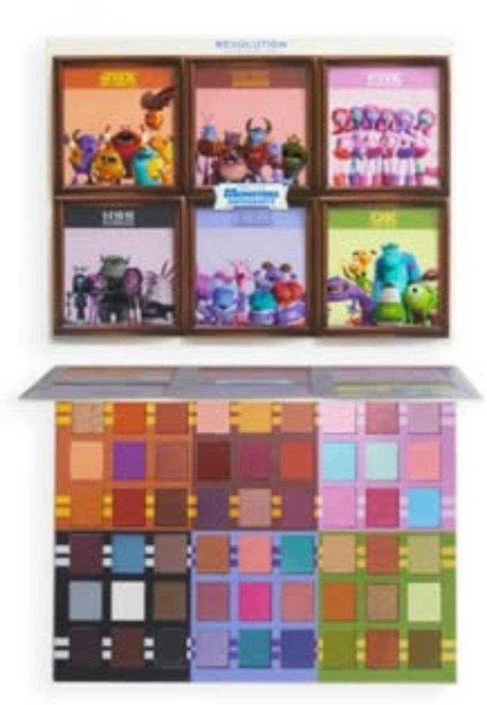 Makeup Revolution Paleta de Sombras Monsters University