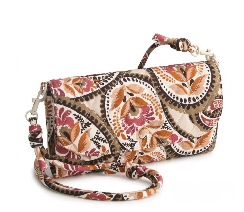 Vera Bradley Wildwood Wallet Crossbody Arabescos