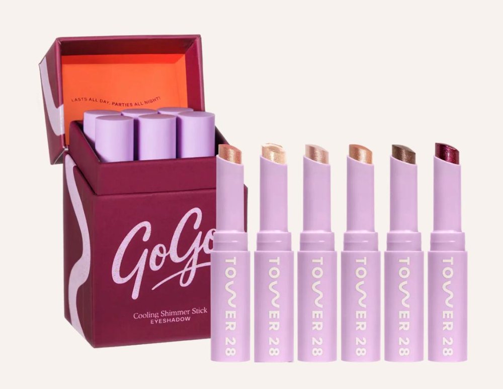 Tower 28 Gogo Cooling Shimmer Eyeshadow  x 6 unidades