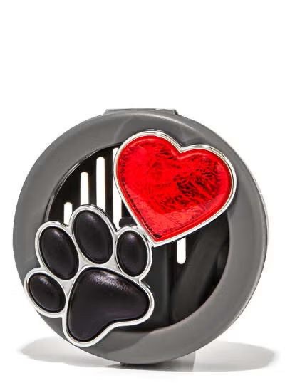Bath & Body Works Car Holder Paw & Heart