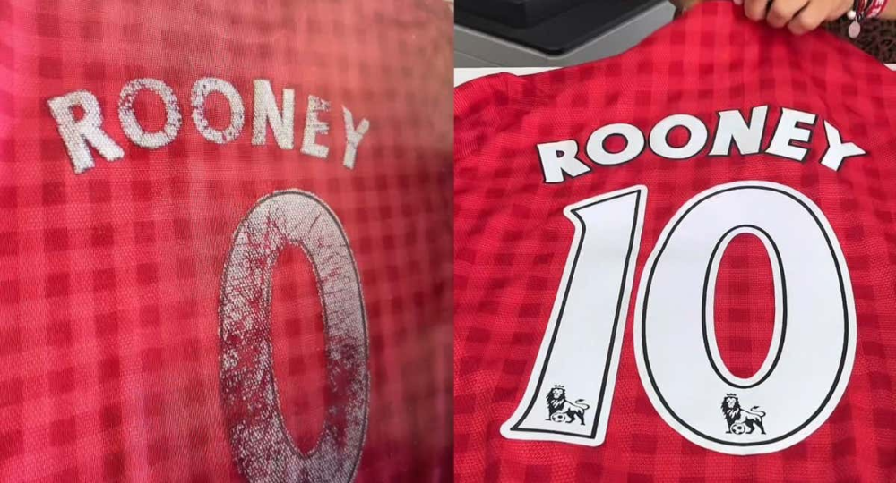 Restauración camisa deportiva