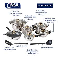 Batería Cinsa Viena 12 Piezas