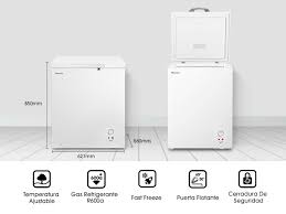Enfriador-Congelador Hisense 5 Pies Blanco