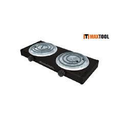 Parrilla Eléctrica 2 Quemadores Maxtool