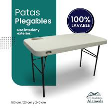 Mesa Tablón DUNA Verona 180 cm.