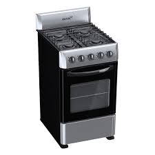 Estufa 4 Quemadores Acros Inox.
