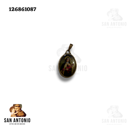 126861087 MEDALLA MED OVAL SANTA TERESITA