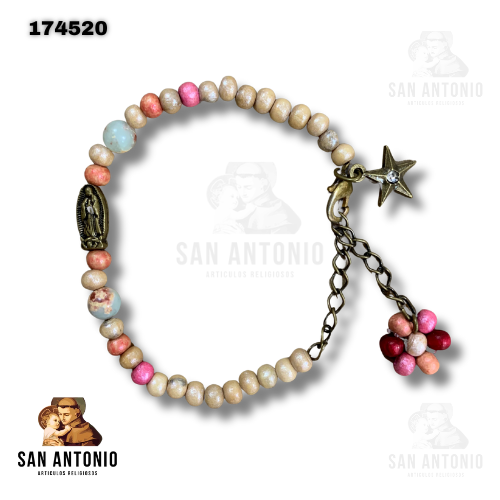 (174520) PULSERA MARIANA COLOR NSRA DE GUADALUPE