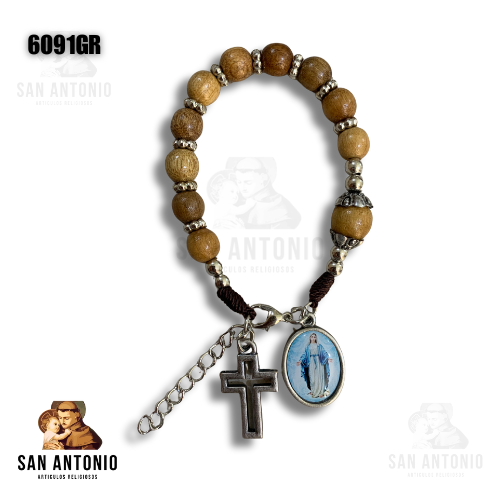 6091GR ROSARIO PULSERA MAD NSG