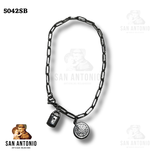 5042SB PULSERA CADENA INOX SAN BENITO