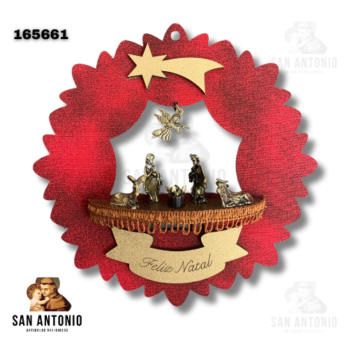 (165661) GUIRNALDA PESEBRE ROJO