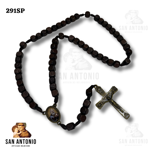 291SP ROSARIO MAD MED SAN PIO PERSONALIZADO