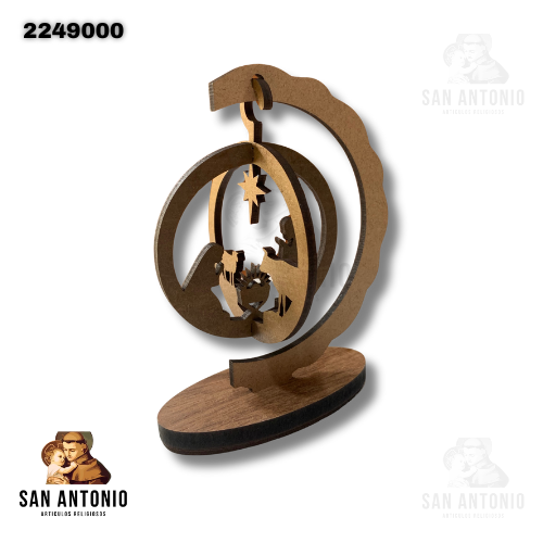 2249000 ADORNO C/ PESEBRE COLGANTE MDF