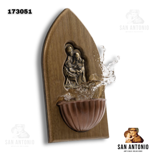 173051 PILA P/AGUA BENDITA SAGRADA FAMILIA OV