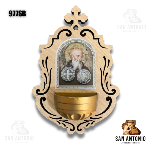 977SB PILA P/ AGUA BENDITA SAN BENITO MDF