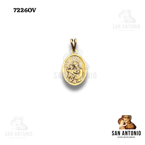 7226OVSJ MEDALLA SAN JOSE