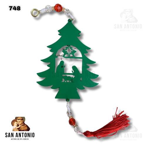 748 ADORNO COLGANTE ARBOL NAVIDAD PESEBRE