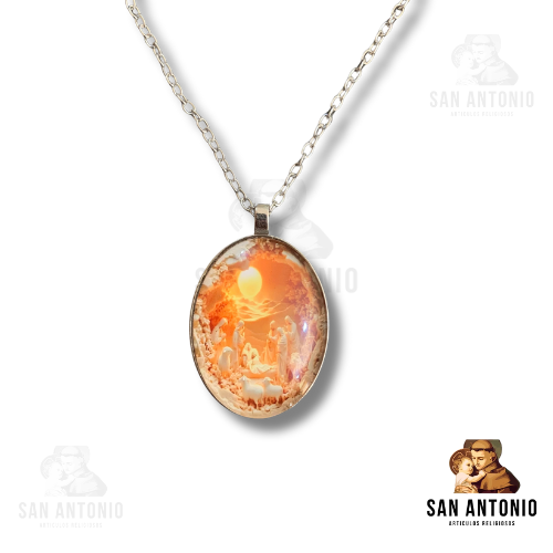 19124 COLLAR PESEBRE ACRILICO 3D