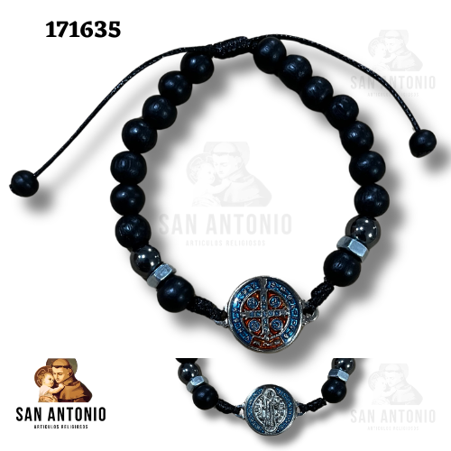 171635 PULSERA NEG FOSCO SAN BENITO NIQ