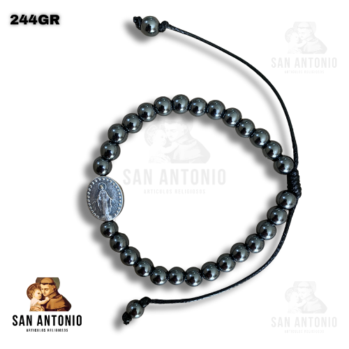 244GR PULSERA HEMATITA NSG