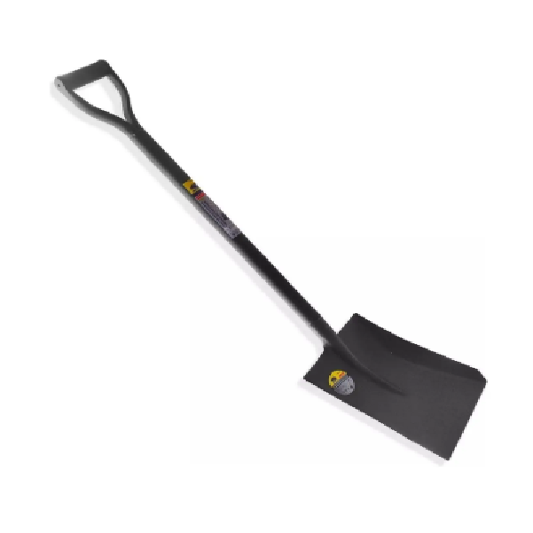 (TN0946) PALA PUNTA CUADRADO CON MANGO METALICO NEGRO TORO NEGRO