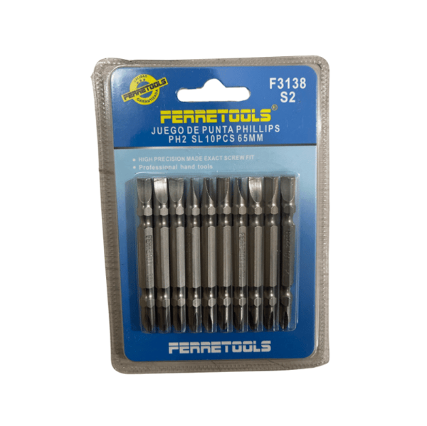 (F3138-C) JUEGO PTA PHILLIPS PH2 FERRETOOLS